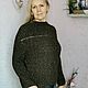 Вязаный джемпер "Альпийский шёпот". Джемперы. Нелли Спусканюк. Ярмарка Мастеров.  Фото №12