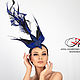 Эксклюзивная дизайнерская шляпа в виде синей птицы "Dream". Шляпы. Анна Андриенко (Головные уборы). Ярмарка Мастеров.  Фото №6