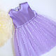 Нарядное платье для девочки Lilac. . Summer dreams (Мария). Интернет-магазин Ярмарка Мастеров.  Фото №2