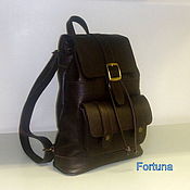 Сумки и аксессуары handmade. Livemaster - original item Backpack leather 18 f. Handmade.