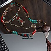 Украшения handmade. Livemaster - original item A set of necklace made of stones in the Boho-chic style 