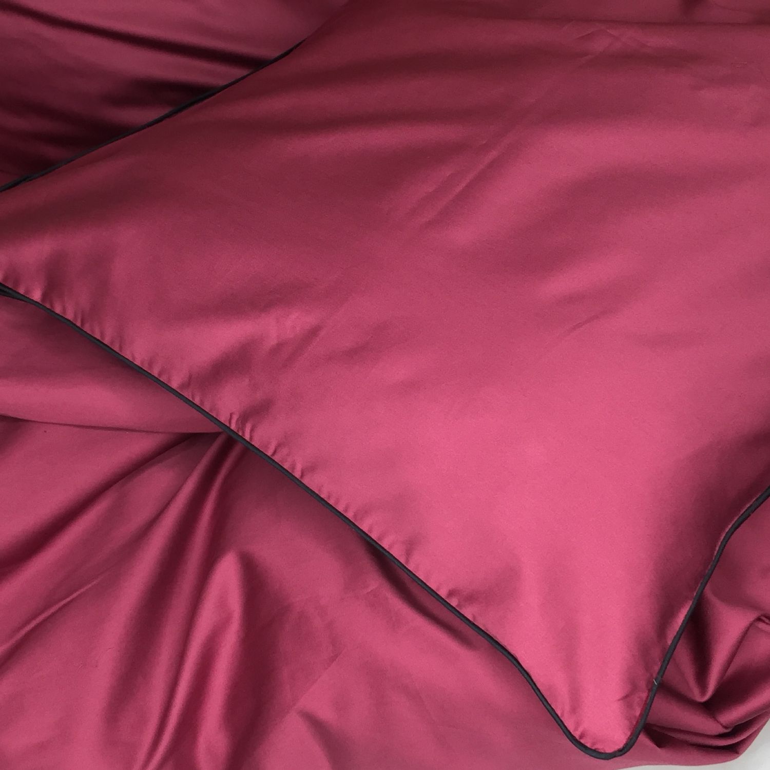 Постельное белье винного цвета с кантом купить в интернет-магазине ...