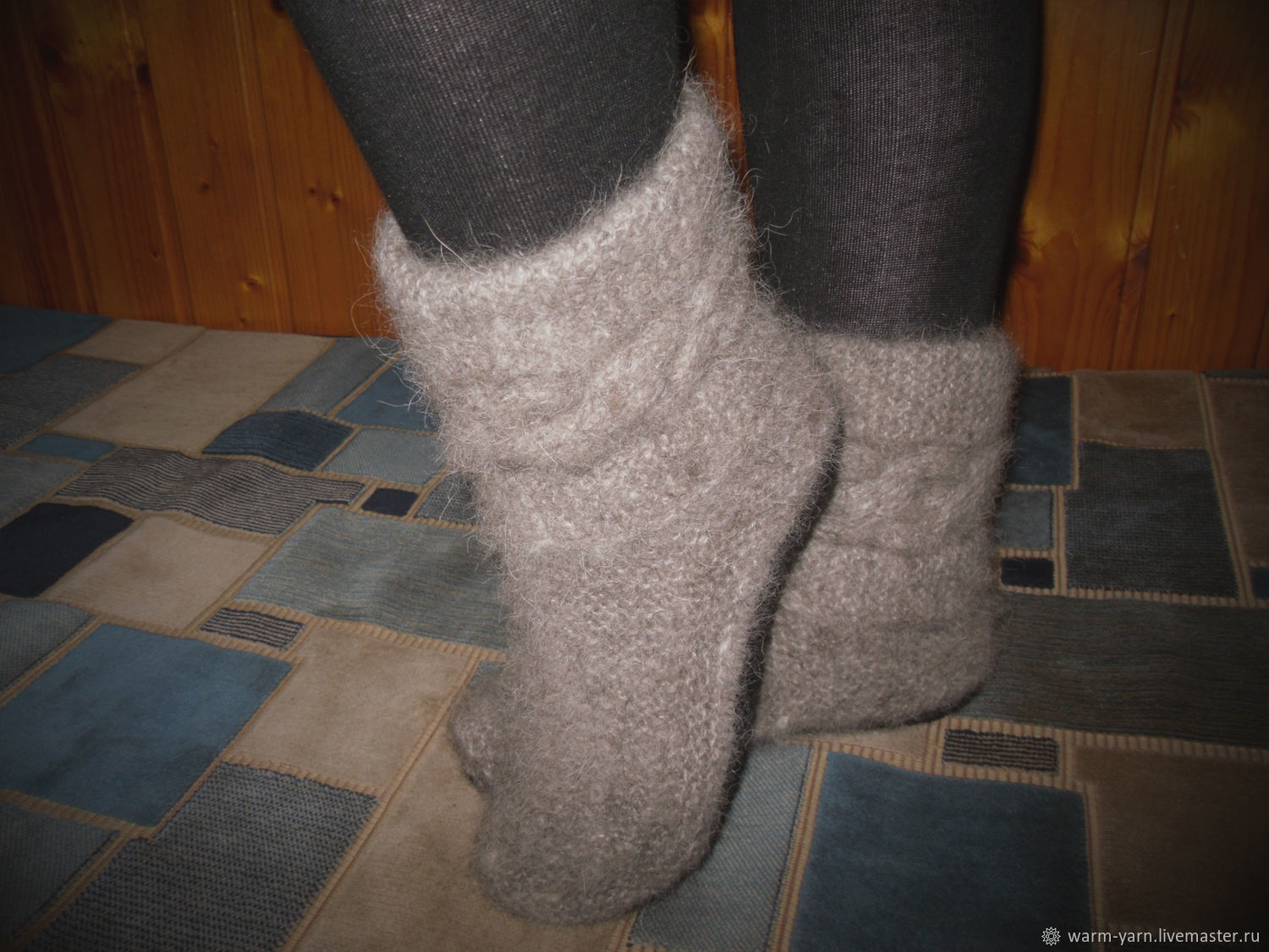 Women's knitted high boots, High Boots, Klin,  Фото №1
