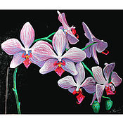 Картины и панно handmade. Livemaster - original item Pictures: Large Orchids. Handmade.