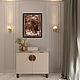 Gold etched mirror with a Russian motif. Mirror. Maria Barkovskaya. Online shopping on My Livemaster.  Фото №2