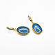 Blue earrings with agate 'Dance over the lake 'buy agate earrings. Earrings. Irina Moro. My Livemaster. Фото №4