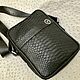 Men's shoulder bag, made of genuine python leather. Men\'s bag. SHOES&BAGS. Online shopping on My Livemaster.  Фото №2