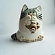 Cats (cats-hunters series). Figurines. Porcelain story. Online shopping on My Livemaster.  Фото №2