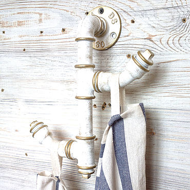Для дома и интерьера ручной работы. Ярмарка Мастеров - ручная работа Чугунный крючок для полотенец или одежды в стиле Лофт (Loft), Винтаж. Handmade.