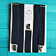 Classic dark blue suspenders mens / womens 25 mm Elastis, Straps, Moscow,  Фото №1