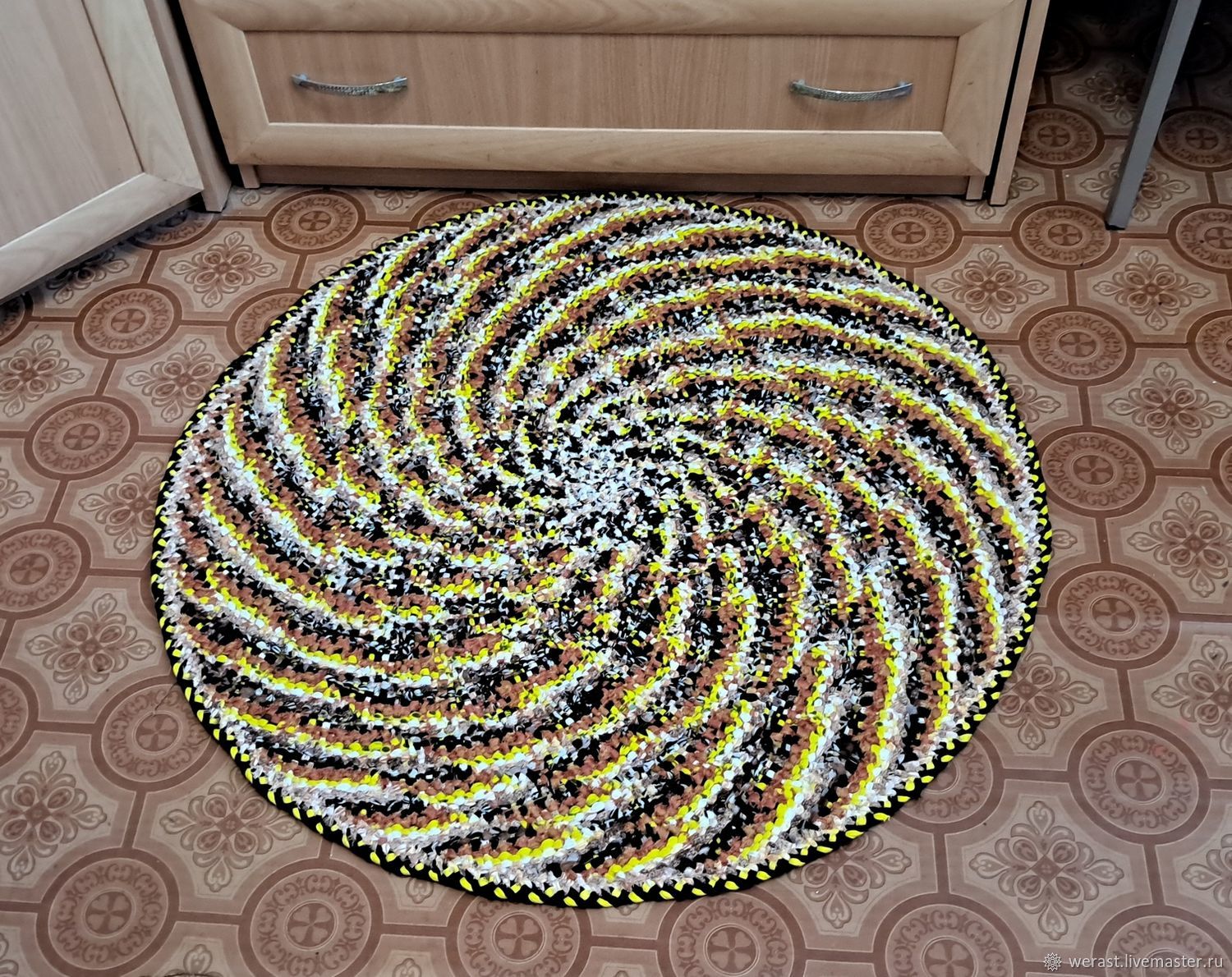 Коврик "Солнечный" в интернет-магазине Ярмарка Мастеров по цене 1300 ...