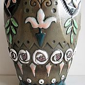 Винтаж handmade. Livemaster - original item Antique Vase Amphora Austria 1900. Ceramics. Handmade.