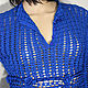 Silk Crochet Blouse. Blouses. Crochet by Tsareva. Online shopping on My Livemaster.  Фото №2