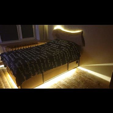 Кровать FRANCO KIU 1242 с LED подсветкой изголовья (160х200)