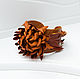 Leather bracelet Red chrysanthemum. Decoration leather, Bead bracelet, Bobruisk,  Фото №1
