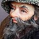 Дед Мазай и зайцы. Интерьерная кукла. Людмила Заитениди. Ярмарка Мастеров.  Фото №4