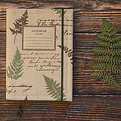 Канцелярские товары handmade. Livemaster - original item Forest notebook (A5, 80 sheets). Handmade.