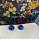 Винтаж: Клипсы Рюкю Хотару , Ryukyu Glass Okinawa.Япония. Серьги винтажные. Ника ,, Винтаж из Японии ‘’. Ярмарка Мастеров.  Фото №6