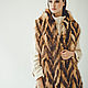 Fox fur stole in black & natural, Wraps, Moscow,  Фото №1