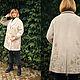 Wool cocoon coat with hand embroidery ' Vanilla'. Coats. KVITKA. Online shopping on My Livemaster.  Фото №2