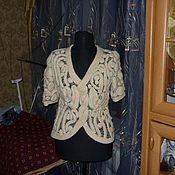 Одежда handmade. Livemaster - original item de punto de ganchillo    blusa Delicia. Handmade.