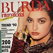 Материалы для творчества handmade. Livemaster - original item Burda International Magazine — Autumn-Winter 1990-1991. Handmade.