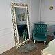 Резное зеркало Париж из массива дерева. Зеркала. Мягкая мебель (dinikma). Интернет-магазин Ярмарка Мастеров.  Фото №2