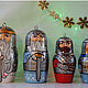 Christmas tree toys Russian heroes. author's hand painted. Christmas decorations. Siberian decor. Online shopping on My Livemaster.  Фото №2