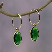 Украшения handmade. Livemaster - original item November rhinestone drop earrings-pendants Aries Cancer Virgo. Handmade.