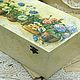 A large casket on the grandmother's window decoupage. Box. Studio Villa-Oliva. My Livemaster. Фото №4