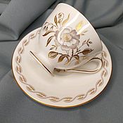 Винтаж: Чайная пара Royal Albert цветок месяца май ручная роспись 40е годы