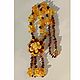 Amber Long Amber Beads with Flower for Women. Beads2. BalticAmberJewelryRu Tatyana. Online shopping on My Livemaster.  Фото №2