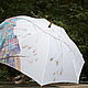 Umbrella with painting St. Petersburg, painted umbrella-cane. Umbrellas. UmbrellaFineArt. My Livemaster. Фото №5