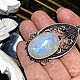 'Collection' Pendant with a moonstone N1. Pendant. UNIQUE-LIT. My Livemaster. Фото №5