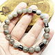 Grey quartz bracelet with hematite. Bead bracelet. Selberiya shop. My Livemaster. Фото №6