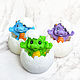 Soap Dragon in an Egg handmade New Year 2024 symbol, Soap, Moscow,  Фото №1