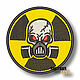 Patch on clothes Radiation skull in a gas mask chevron patch, Patches, St. Petersburg,  Фото №1