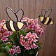 "Пчелка" декор для цветов, Украшения для цветочных горшков, Москва,  Фото №1