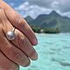 Заказать Жемчуг Таитянский 11 мм кольцо. Жемчужина ТАИТИ (borabora). Ярмарка Мастеров. . Кольца Фото №3