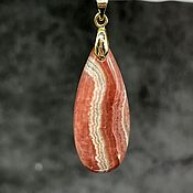 Украшения handmade. Livemaster - original item Women`s pendant made of natural stones from natural rhodochrosite. Handmade.