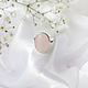 Silver ring with rose quartz. Jewelry Sets. Zoloto Master. Online shopping on My Livemaster.  Фото №2