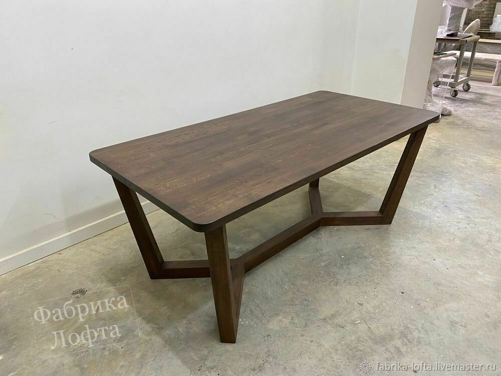 green oak dining table