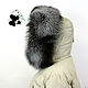 Luxury furry. The finish on the hood Fox fur. Collars. Mishan (mishan). My Livemaster. Фото №4