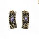 Amethyst 'Venice' stud earrings with amethyst. Earrings. Design jewelry. Online shopping on My Livemaster.  Фото №2