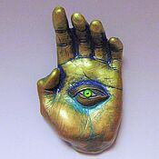Фен-шуй и эзотерика handmade. Livemaster - original item Amulet against damage and the evil eye, Hamsa hand. Handmade.