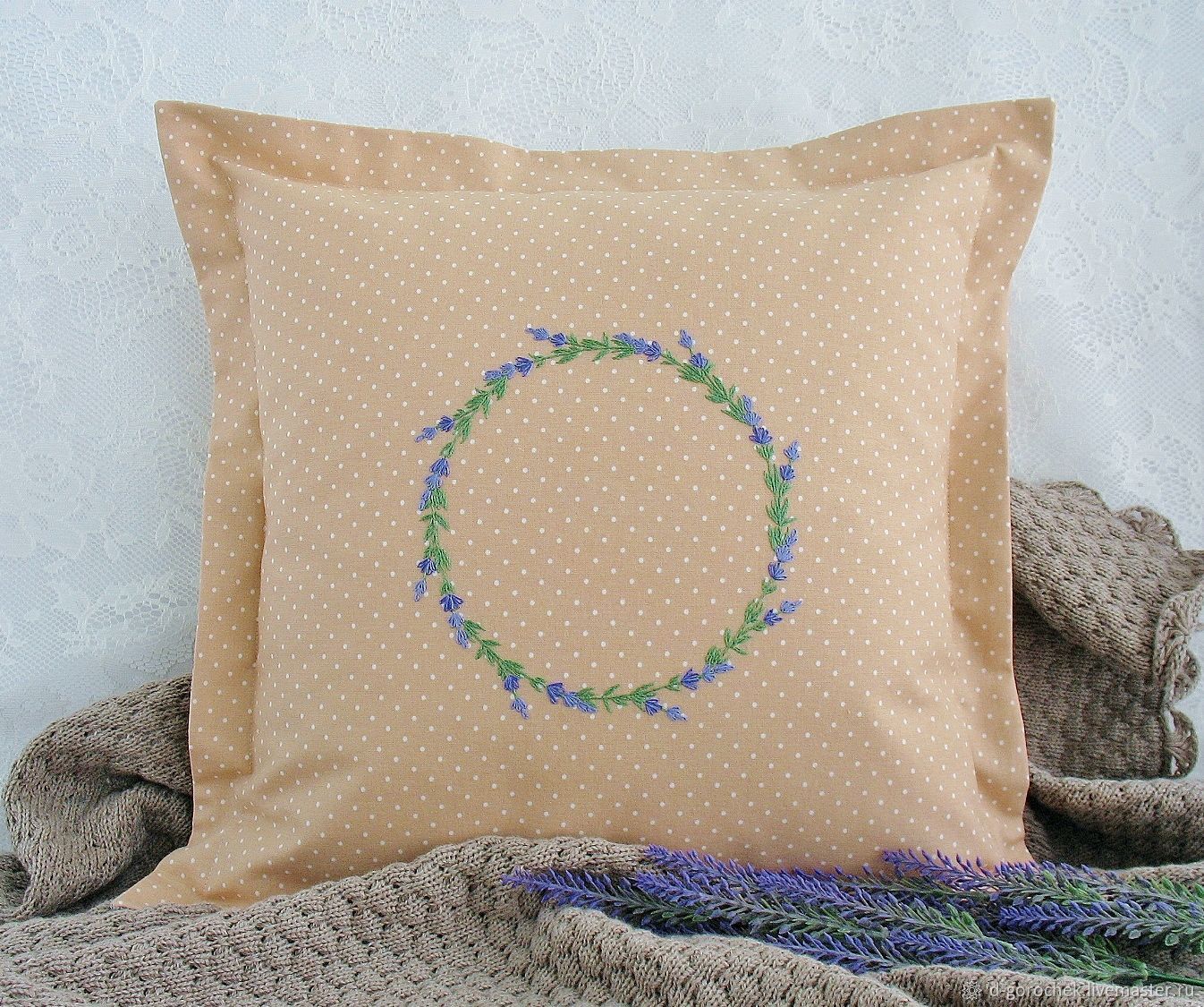 Embroidered Handmade Pillow