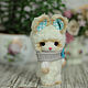 Knitted toy-white Bunny. Stuffed Toys. zuevaannateddy. Online shopping on My Livemaster.  Фото №2