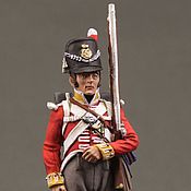 Куклы и игрушки handmade. Livemaster - original item Military miniature: Napoleonic wars. Soldier 54 mm.Great Britain. Handmade.