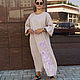 Copy of Copy of Maxi linen dress with embroidery. Dresses. NATALINI. My Livemaster. Фото №5