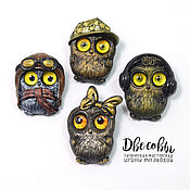 Украшения handmade. Livemaster - original item Brooches Owls in stock. Handmade.
